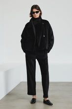 Load image into Gallery viewer, Hammered Velvet Peacoat