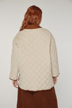 Load image into Gallery viewer, Reversible Quilted Jacket - Sand/Mocha