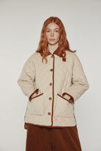 Load image into Gallery viewer, Reversible Quilted Jacket - Sand/Mocha