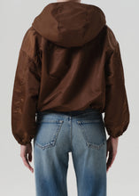 Load image into Gallery viewer, Croppe Nylon Windbreaker in Brown