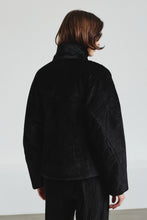 Load image into Gallery viewer, Hammered Velvet Peacoat