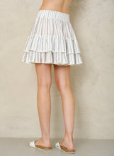 Load image into Gallery viewer, Alma Mini Skirt Ecru Stripe