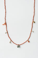 Load image into Gallery viewer, Charmant Necklace 16" - Coral