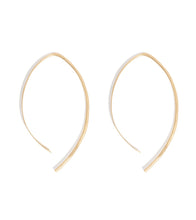 Load image into Gallery viewer, 14k 1.5&quot; Wishbone Hoops
