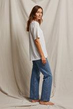 Load image into Gallery viewer, Faith Boxy Crew Neck Tee - Natural