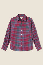 Load image into Gallery viewer, Blake Oversized Shirt - Poppy & Pine Check