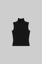 Load image into Gallery viewer, Lauren Sleeveless Turtleneck - Black