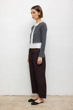 Load image into Gallery viewer, Lauren Crop Cardigan II - Charcoal