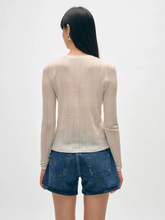 Load image into Gallery viewer, Linen Gauze Vareigated Cardi
