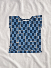 Load image into Gallery viewer, Monty Top in Sala Square Blockprint