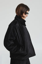 Load image into Gallery viewer, Hammered Velvet Peacoat