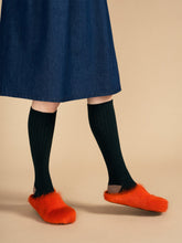 Load image into Gallery viewer, Rib Cashmere Knee Hi - Hunter Green