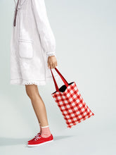 Load image into Gallery viewer, Gingham Tote Bag