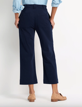 Load image into Gallery viewer, Saige Wide Leg Crop - Italian Navy