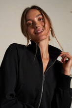 Load image into Gallery viewer, Milana Track Jacket - True Black
