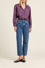 Load image into Gallery viewer, Blake Oversized Shirt - Poppy & Pine Check