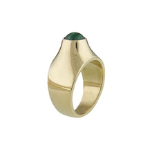Load image into Gallery viewer, Grete Ring Brass Chalcedony
