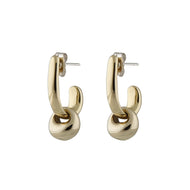 Roda Earrings Brass