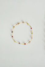 Load image into Gallery viewer, Saffron Rainbow Sapphire Bracelet