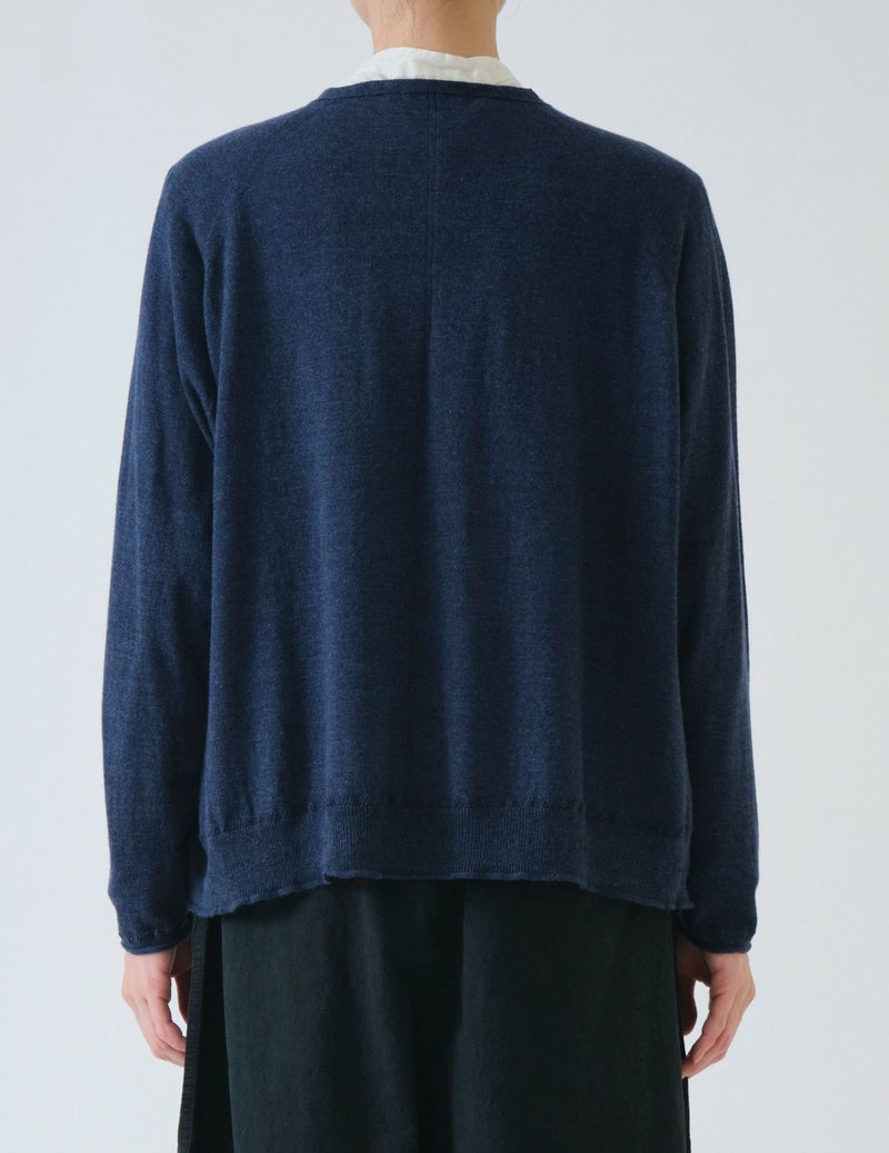 Washable Cotton Linen V Neck Cardigan
