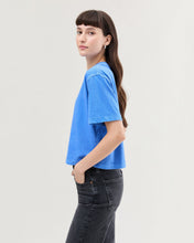 Load image into Gallery viewer, Relaxed Crop Tee - Pop Blue
