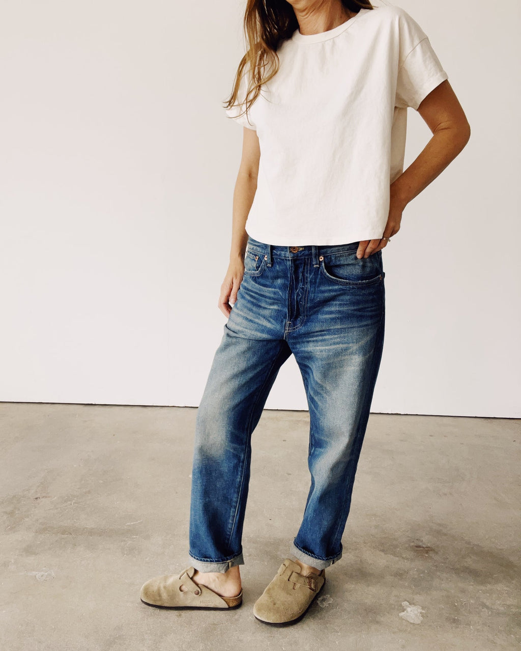 Boxy Tee Natural