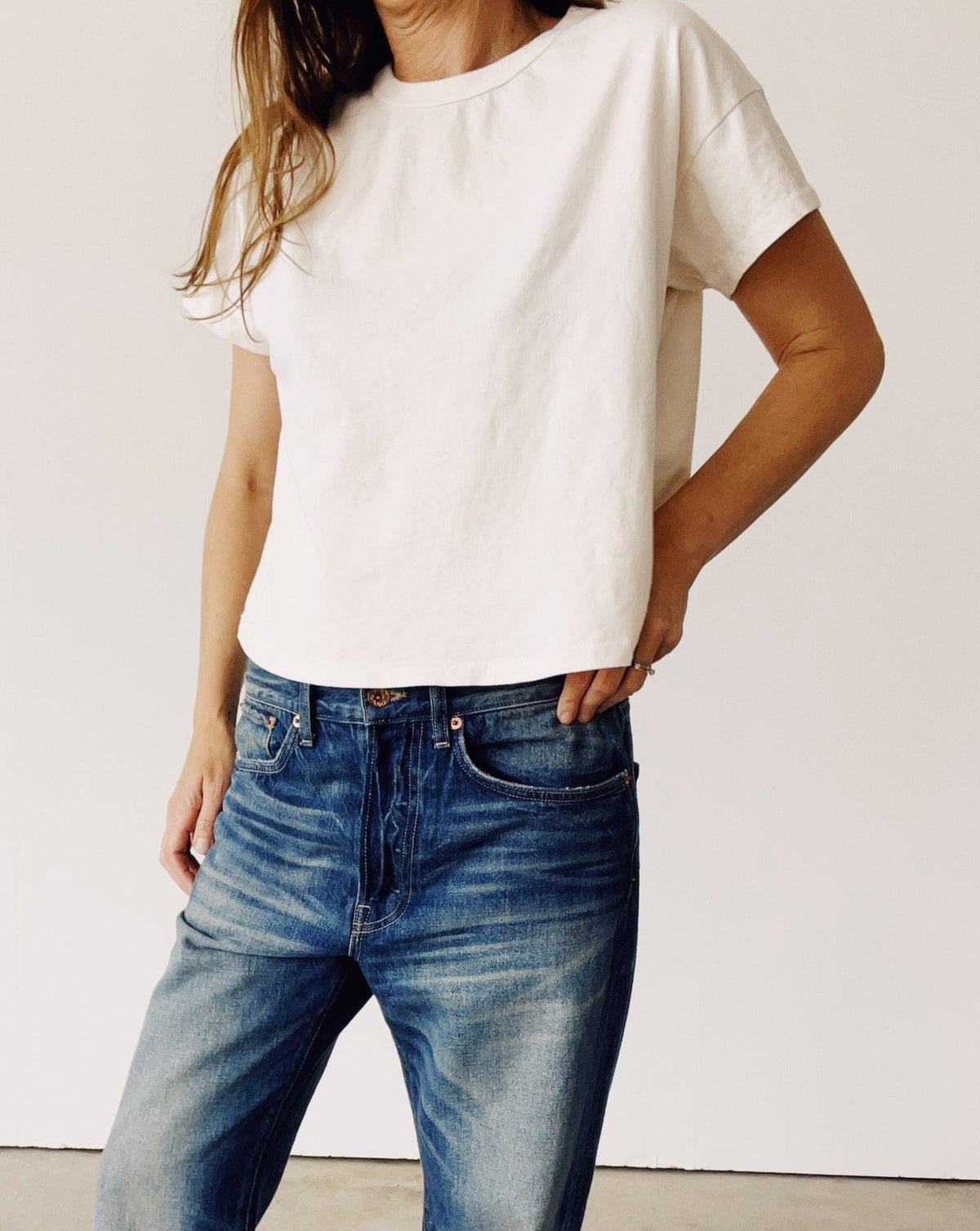 Boxy Tee Natural