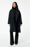 Flo Wool Overcoat - Noir