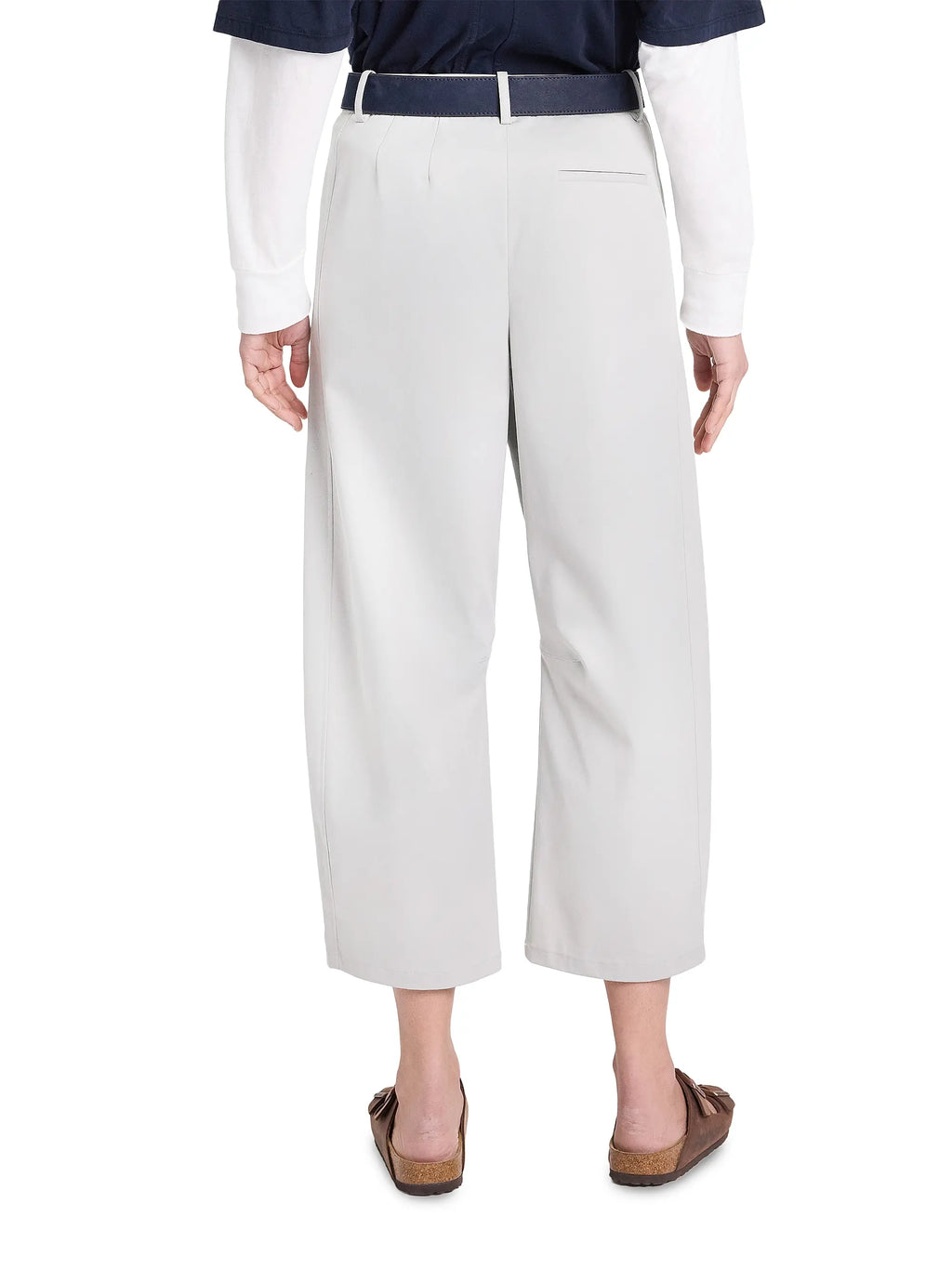 Slouchy Bf Trouser Light Grey