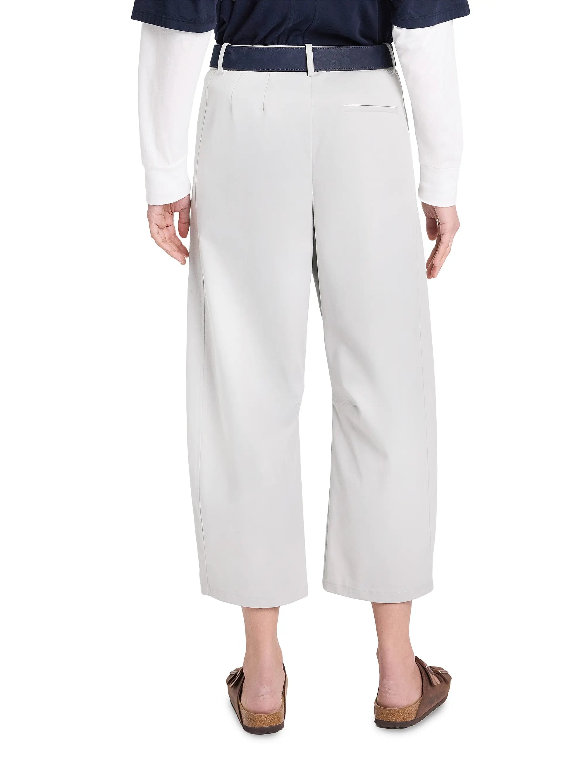 Slouchy Bf Trouser Light Grey