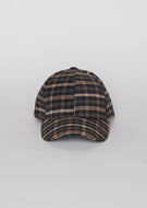 Wool Check Baseball Cap