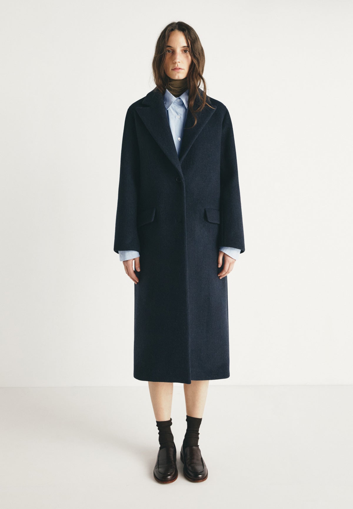 Milo long coat - Navy