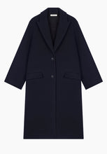 Load image into Gallery viewer, Milo long coat - Navy
