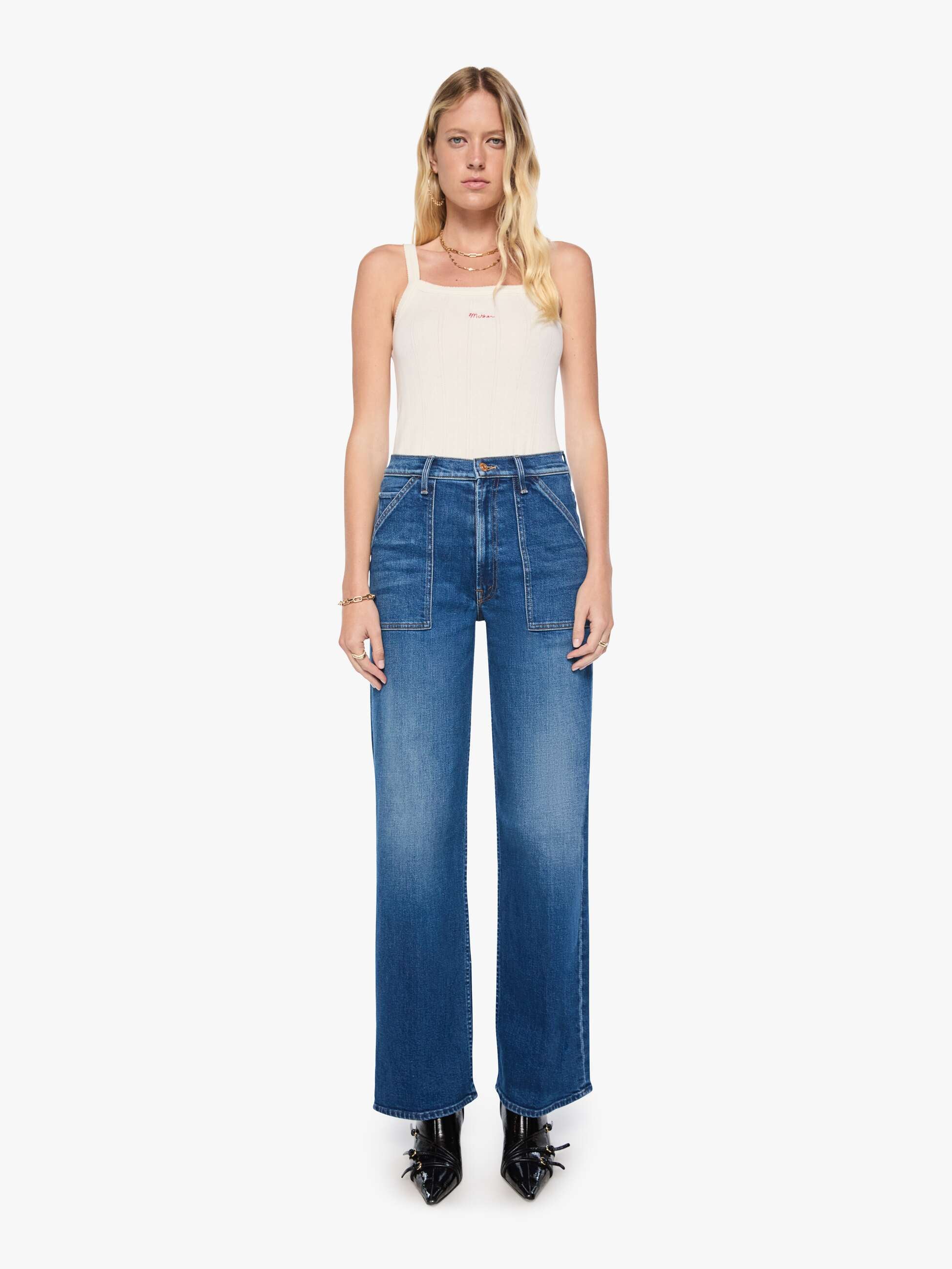 Patch Maven Sneak Jeans - Spare Me The Drama Wash