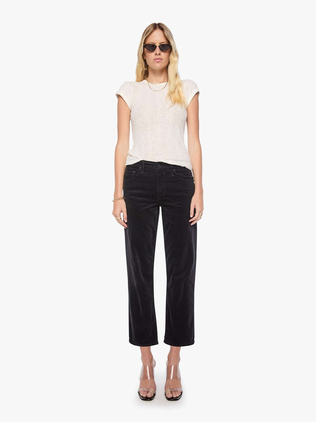 Newbie Ankle Jean in Beluga Wash