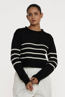 Cropped Field Sweater