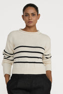 Cropped Field Sweater