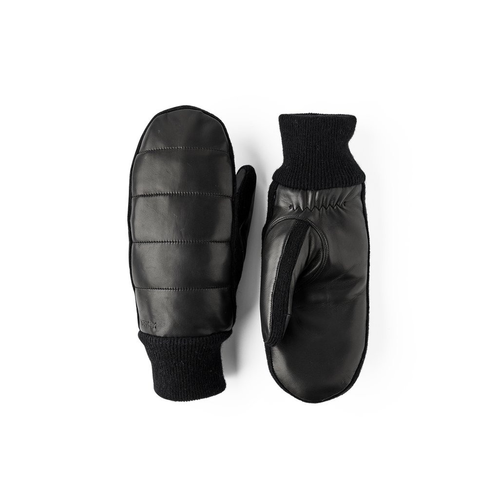 Jeanne Leather Mitt Black