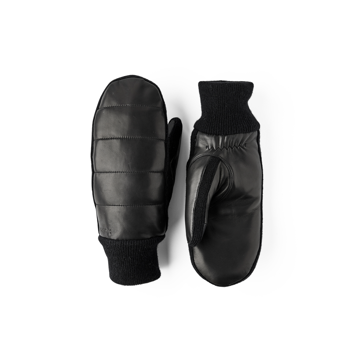 Jeanne Leather Mitt Black