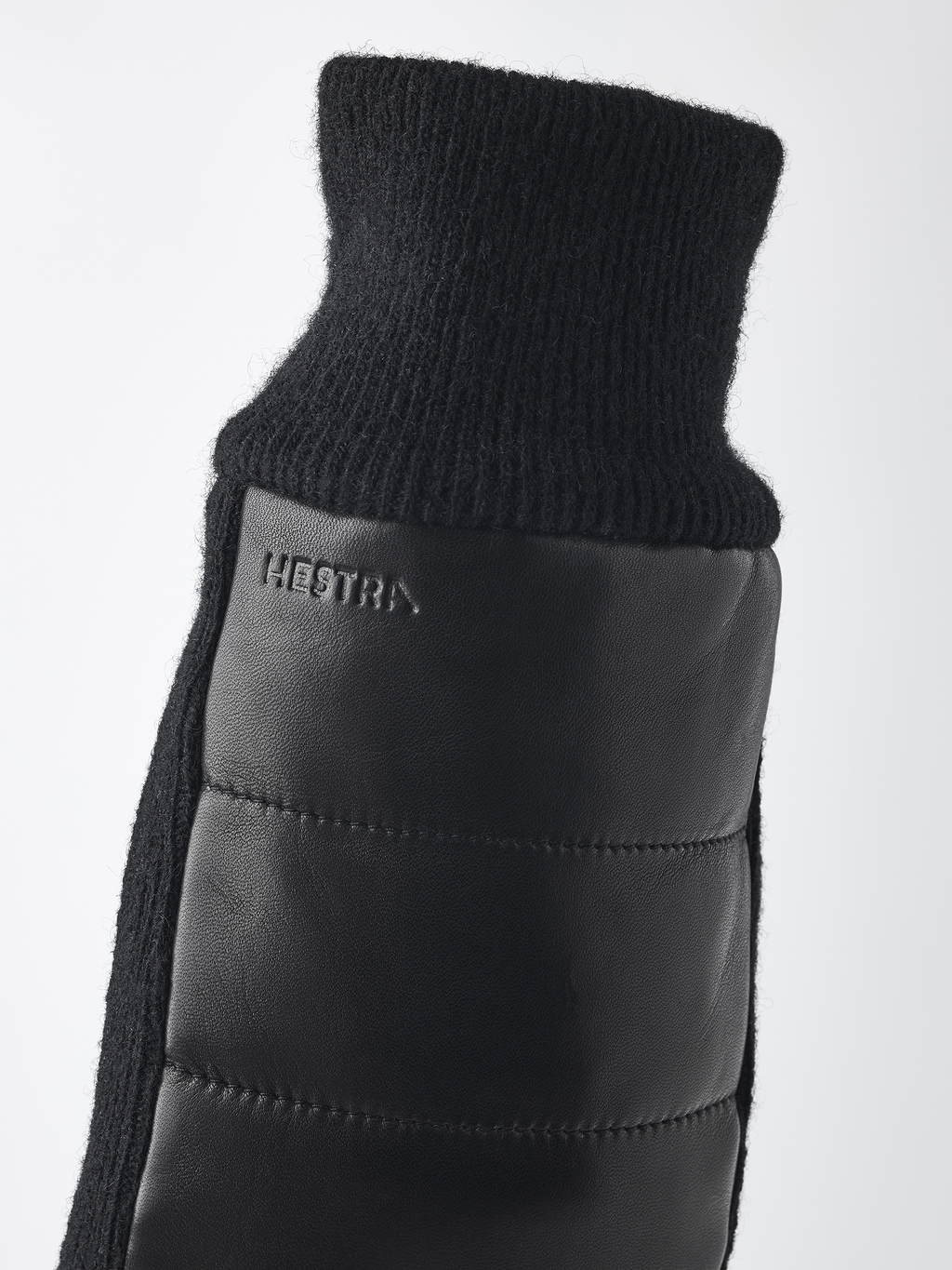 Jeanne Leather Mitt Black
