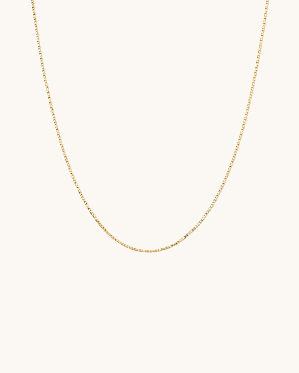 Baby Box Chain Necklace - 16"
