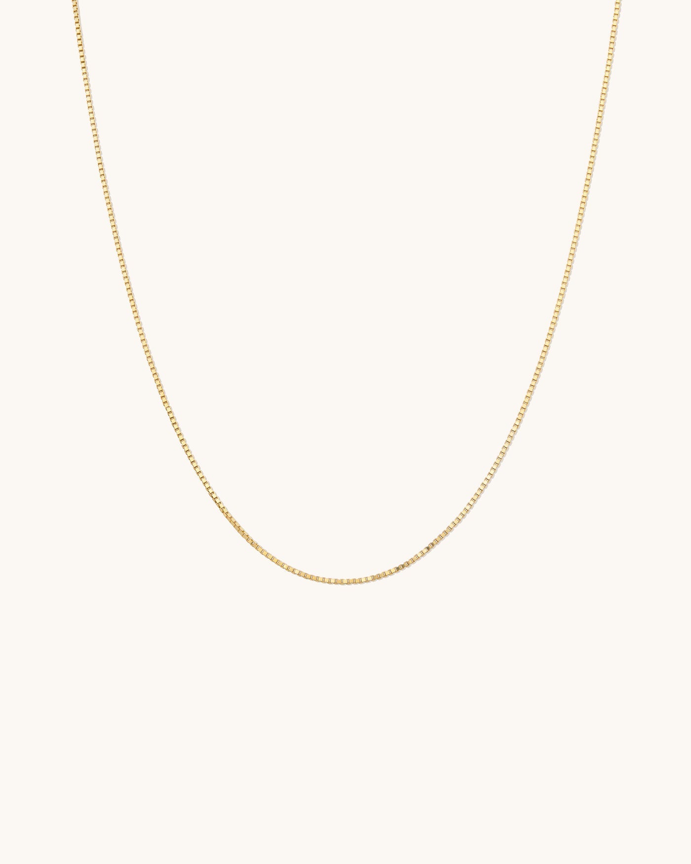 Baby Box Chain Necklace - 16"