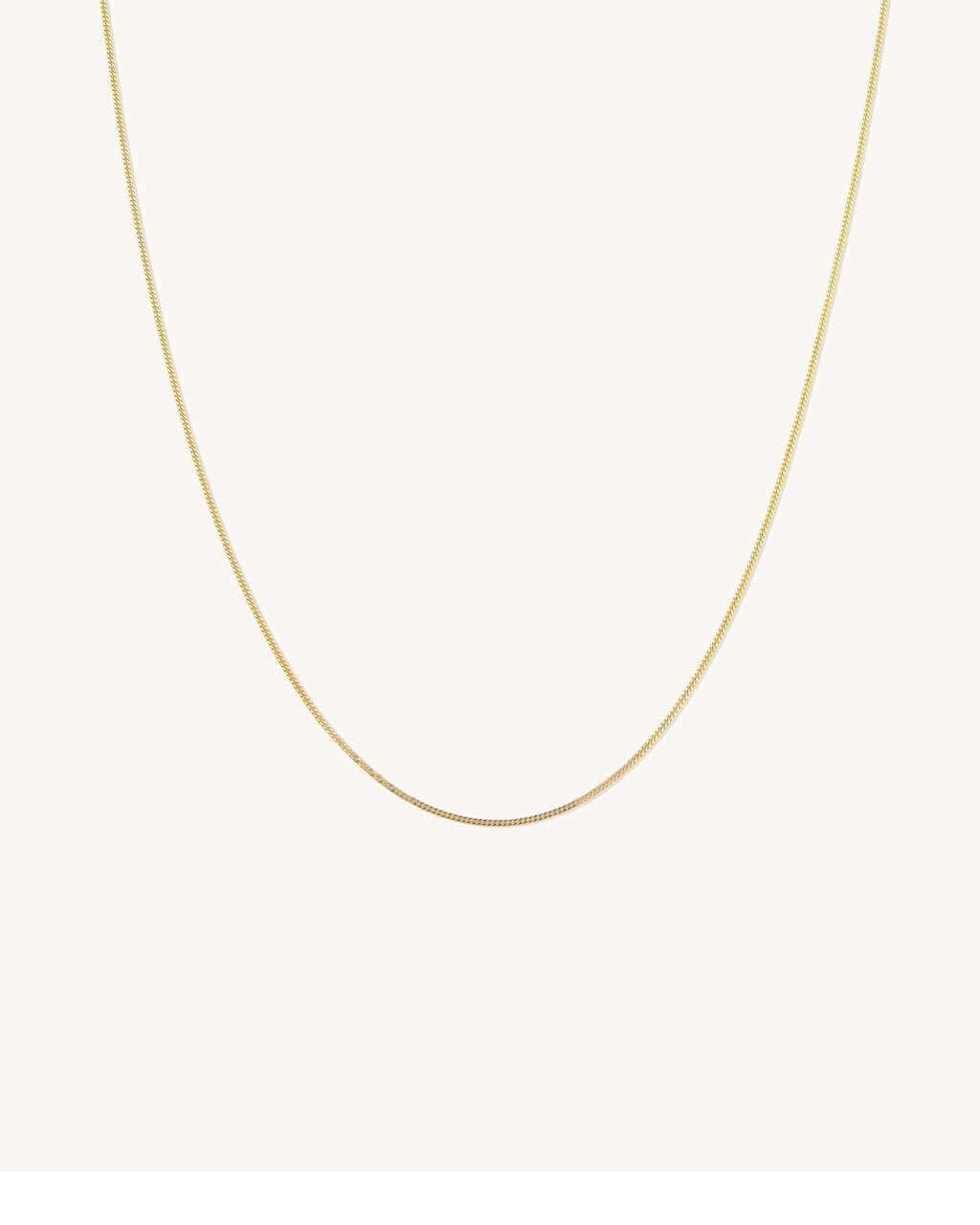 curb chain spark necklace 10k gold, 16"