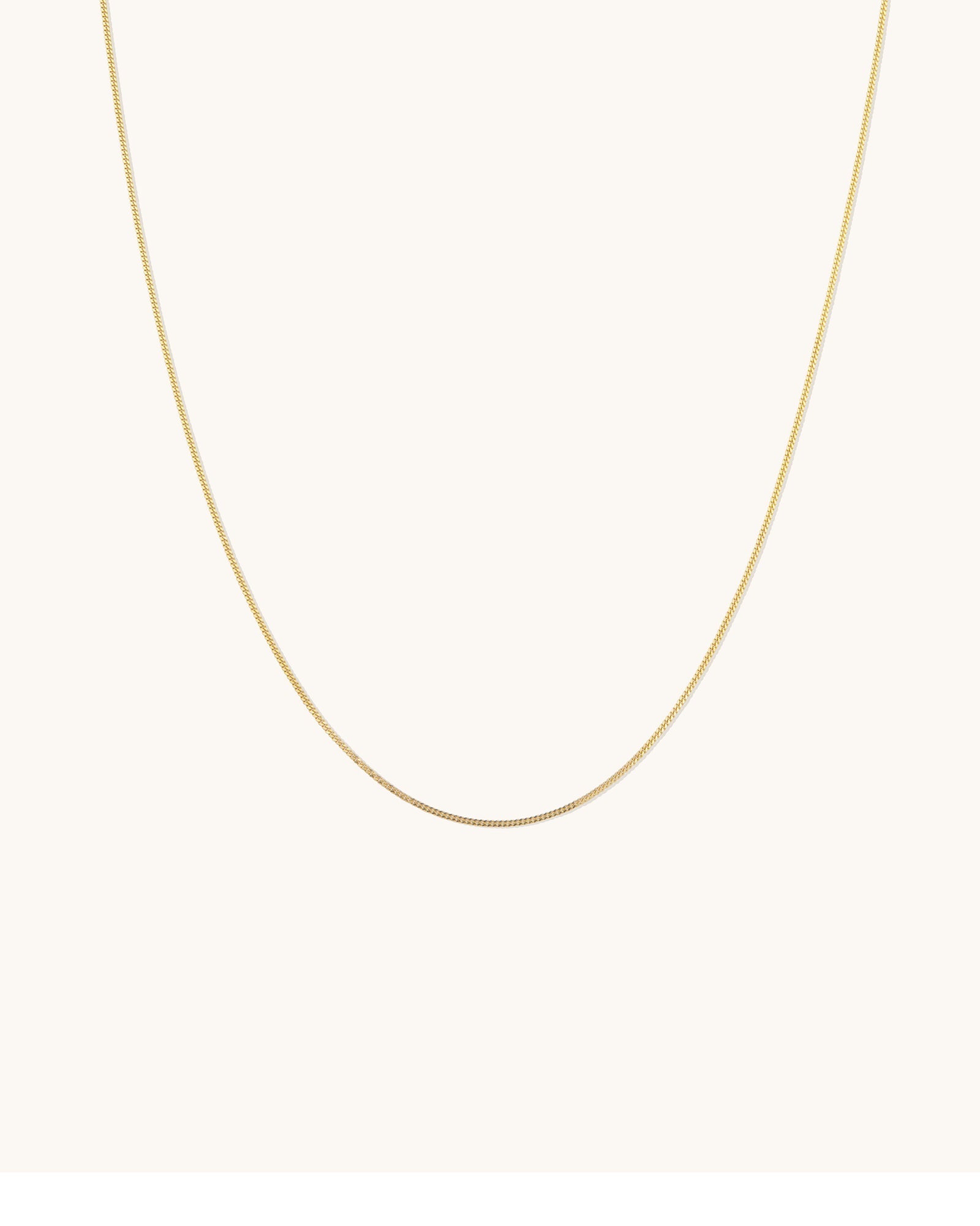 curb chain spark necklace 10k gold, 16"