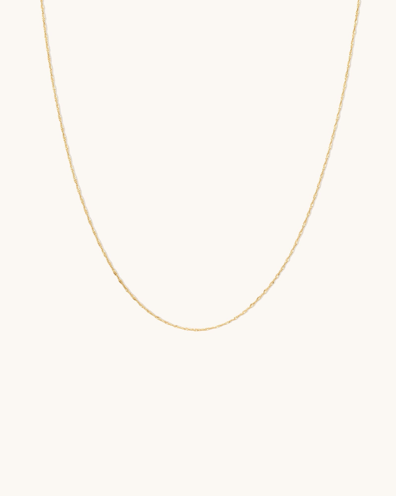 Singapore Chain Necklace - 16