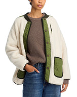 The Plush Tundra Jacket - Cream & Army