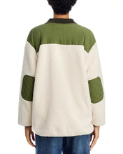 Load image into Gallery viewer, The Plush Tundra Jacket - Cream &amp; Army
