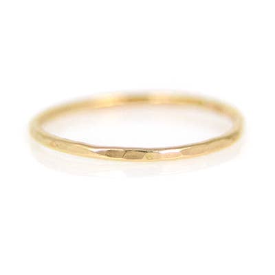Hammered Stacking Ring