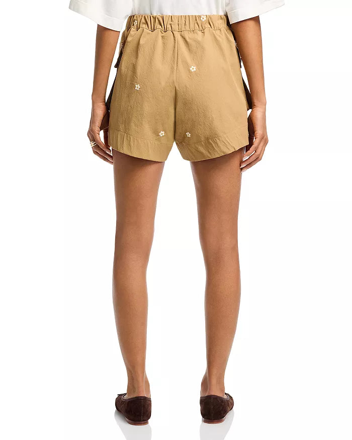 Embroidered Cargo Shorts
