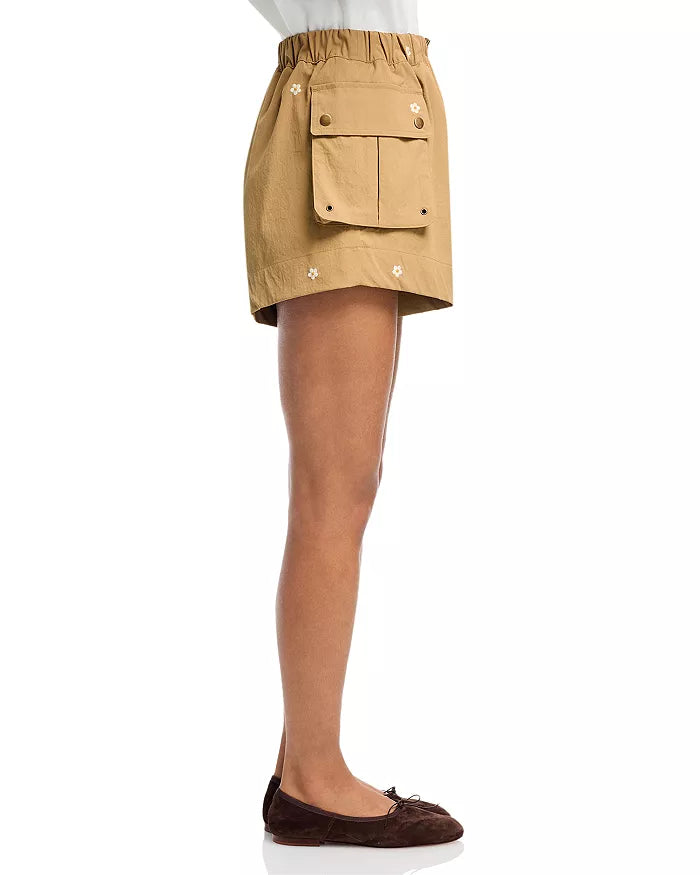 Embroidered Cargo Shorts